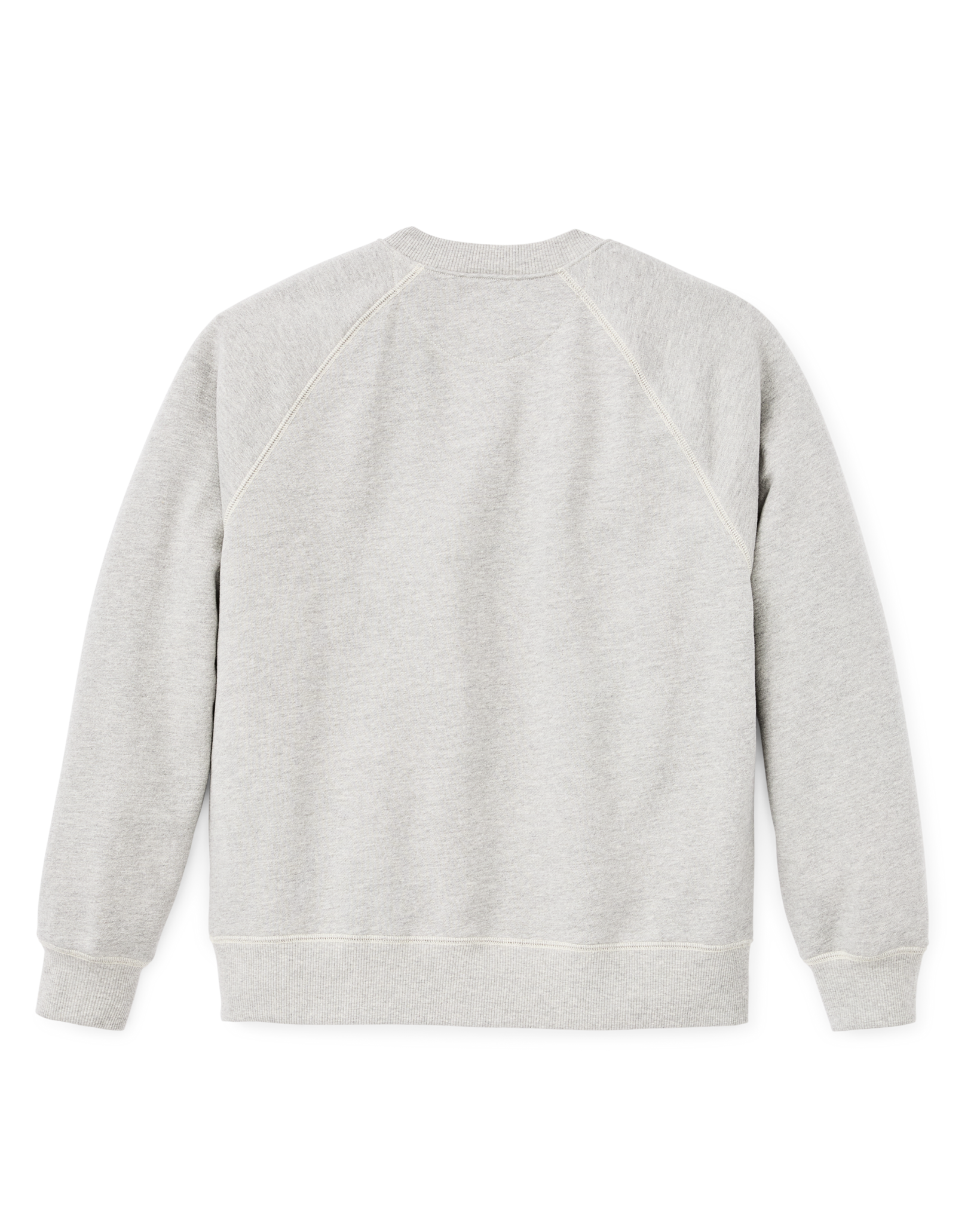 Alternative view of Quarter-zip Terry Sweatshirt - Heather Gray