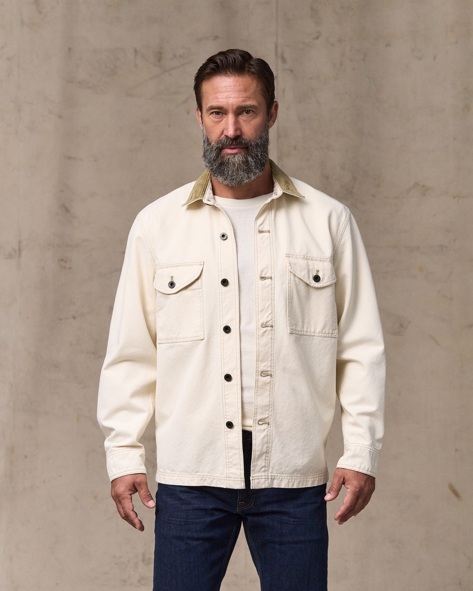 Rustic Canvas Jac-shirt - Natural Seed