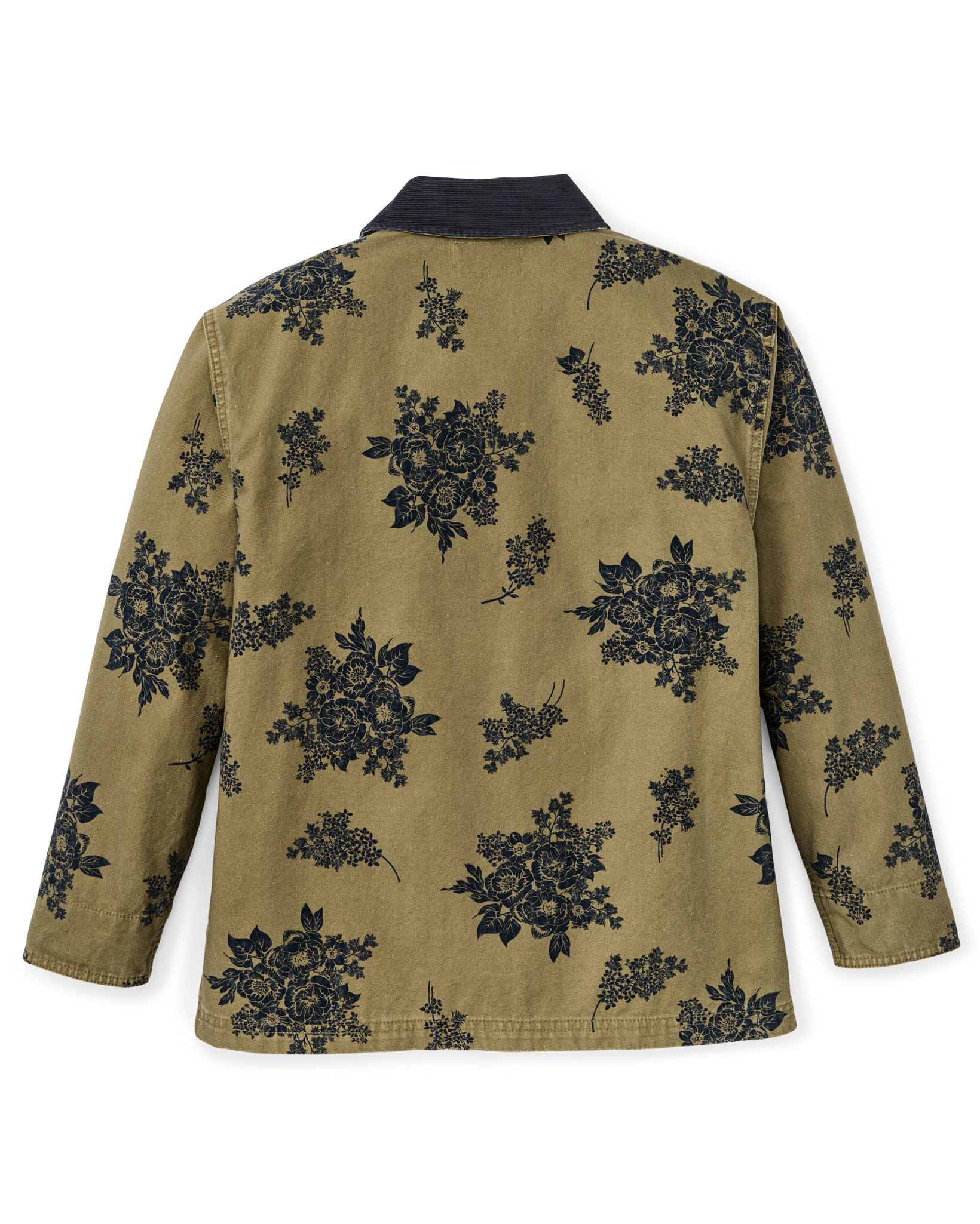 Alternative view of Women's Canvas Barn Coat - Olive / Floral Print