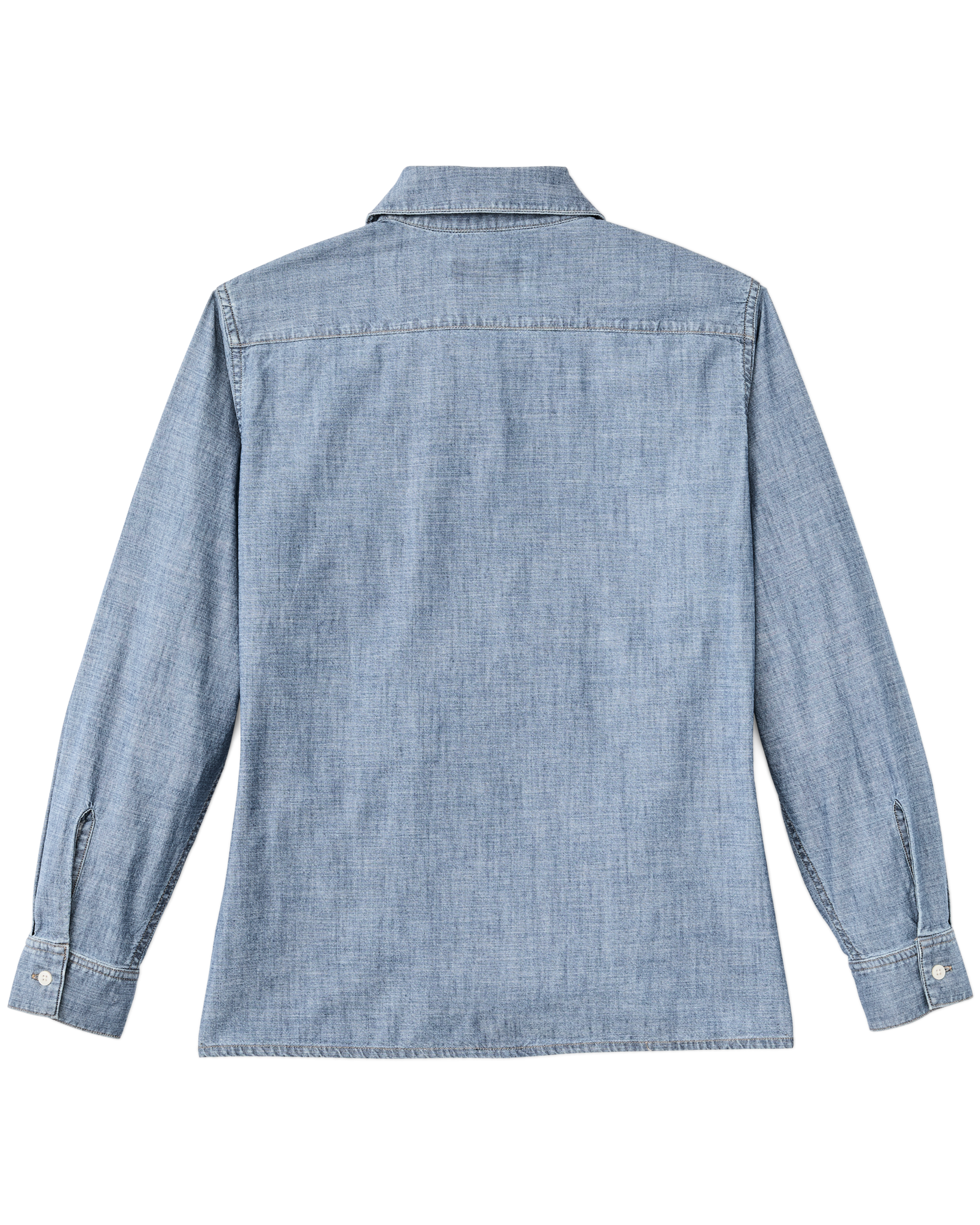 Alternative view of Women's Chambray Shirt - Light Indigo Chambray