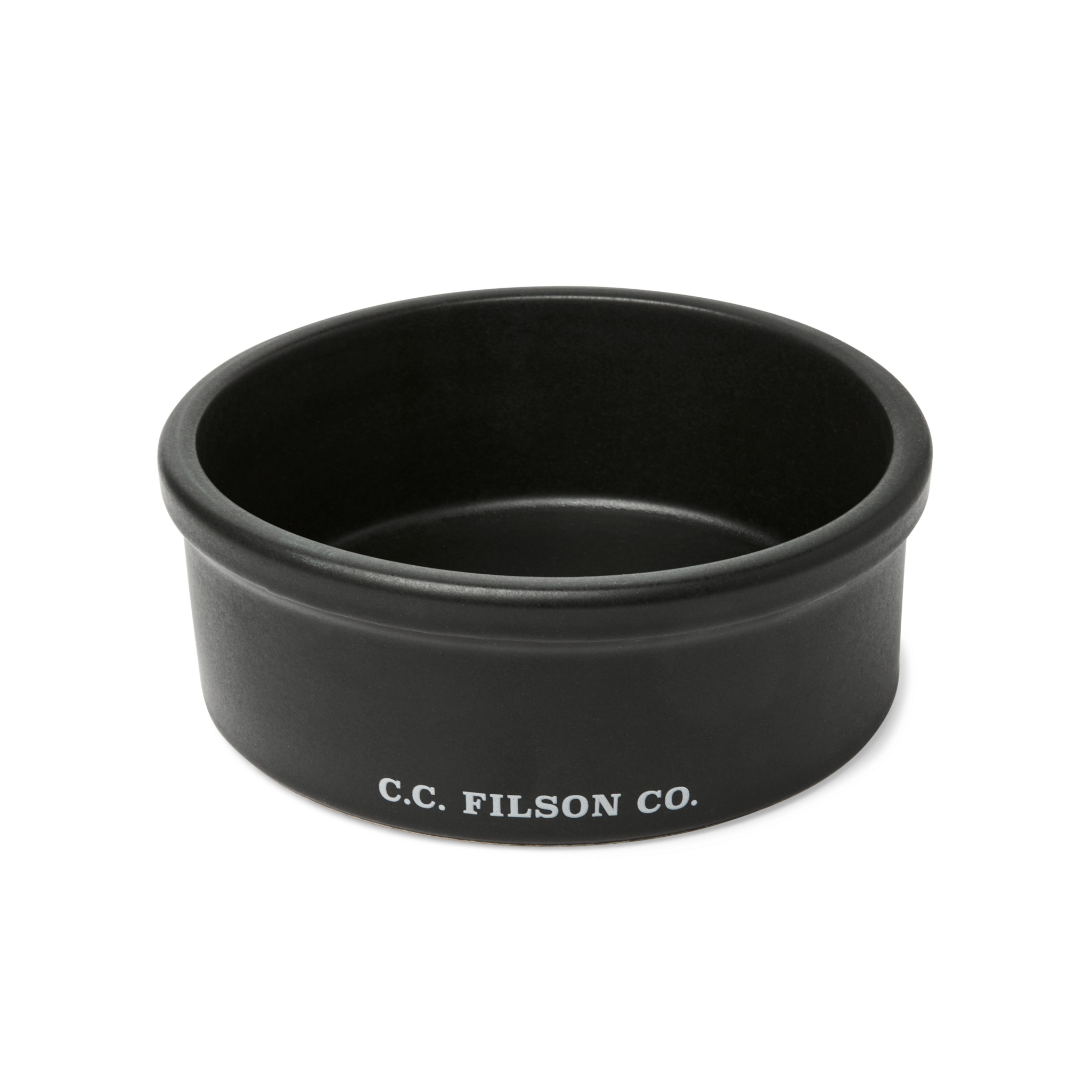 Alternative view of Stoneware Dog Bowl - Faded Black