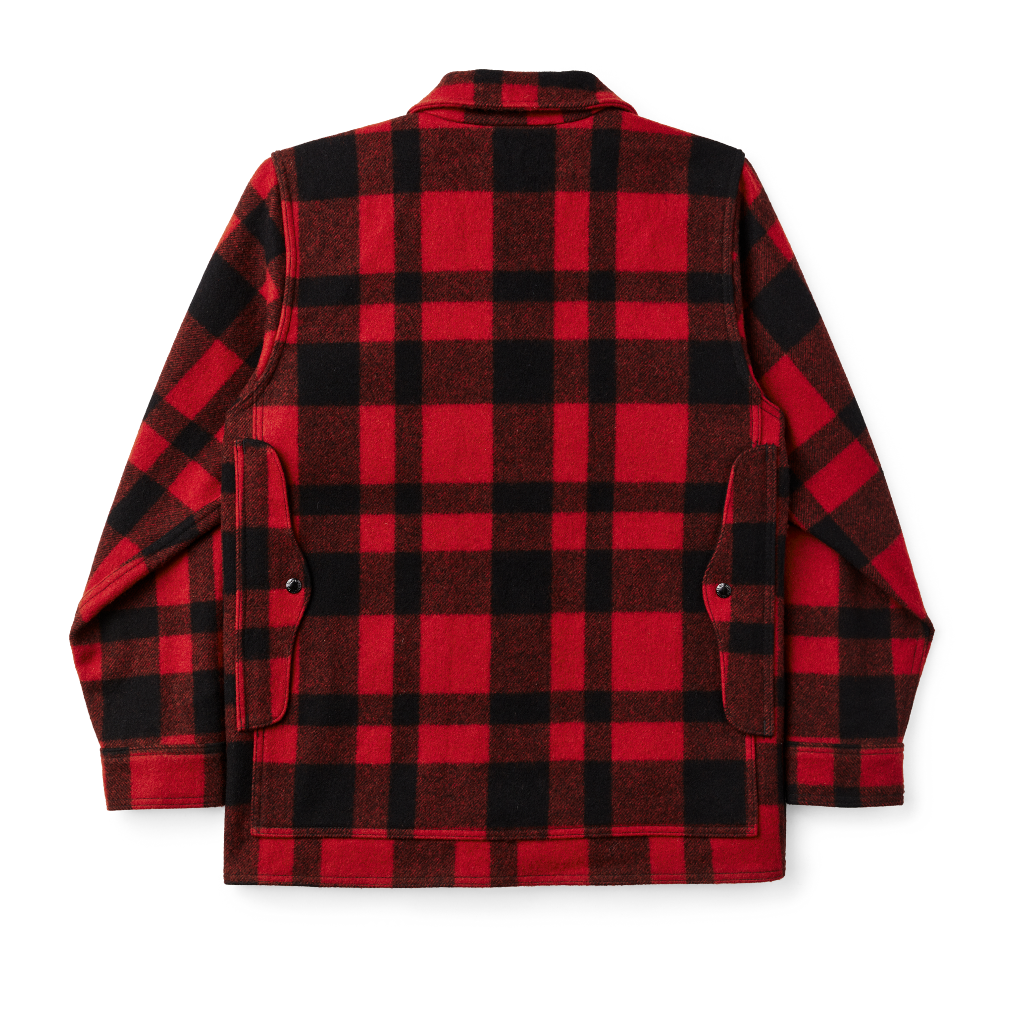 Alternative view of Mackinaw Wool Cruiser Jacket - Red/black Plaid