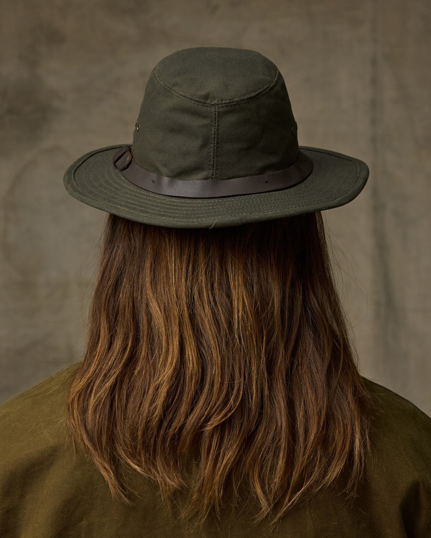 Alternative view of Tin Cloth Packer Hat - Otter Green
