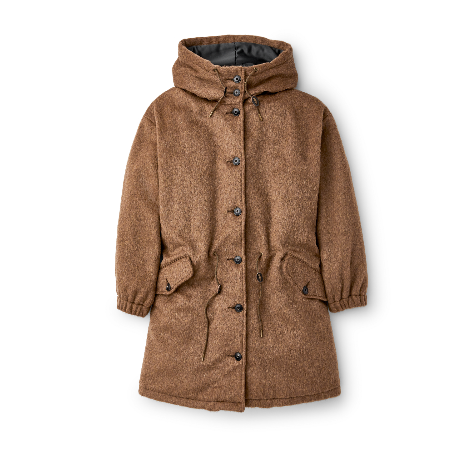 Alternative view of Women's Wool Mohair Parka - Brown