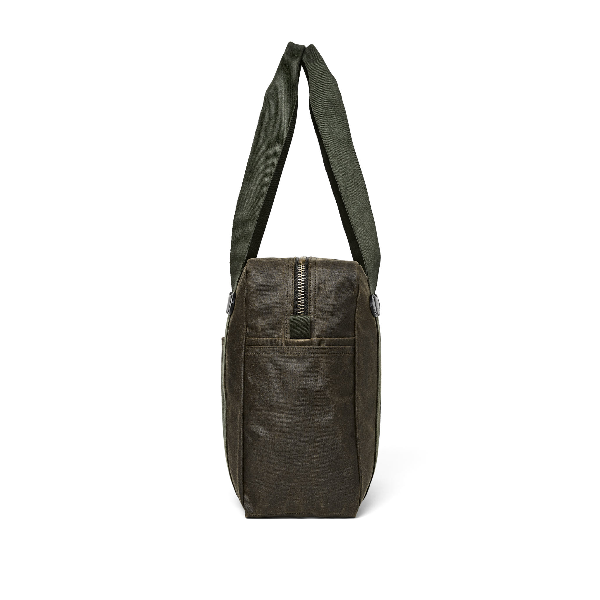 Alternative view of Tin Cloth Zipper Tote Bag - Otter Green