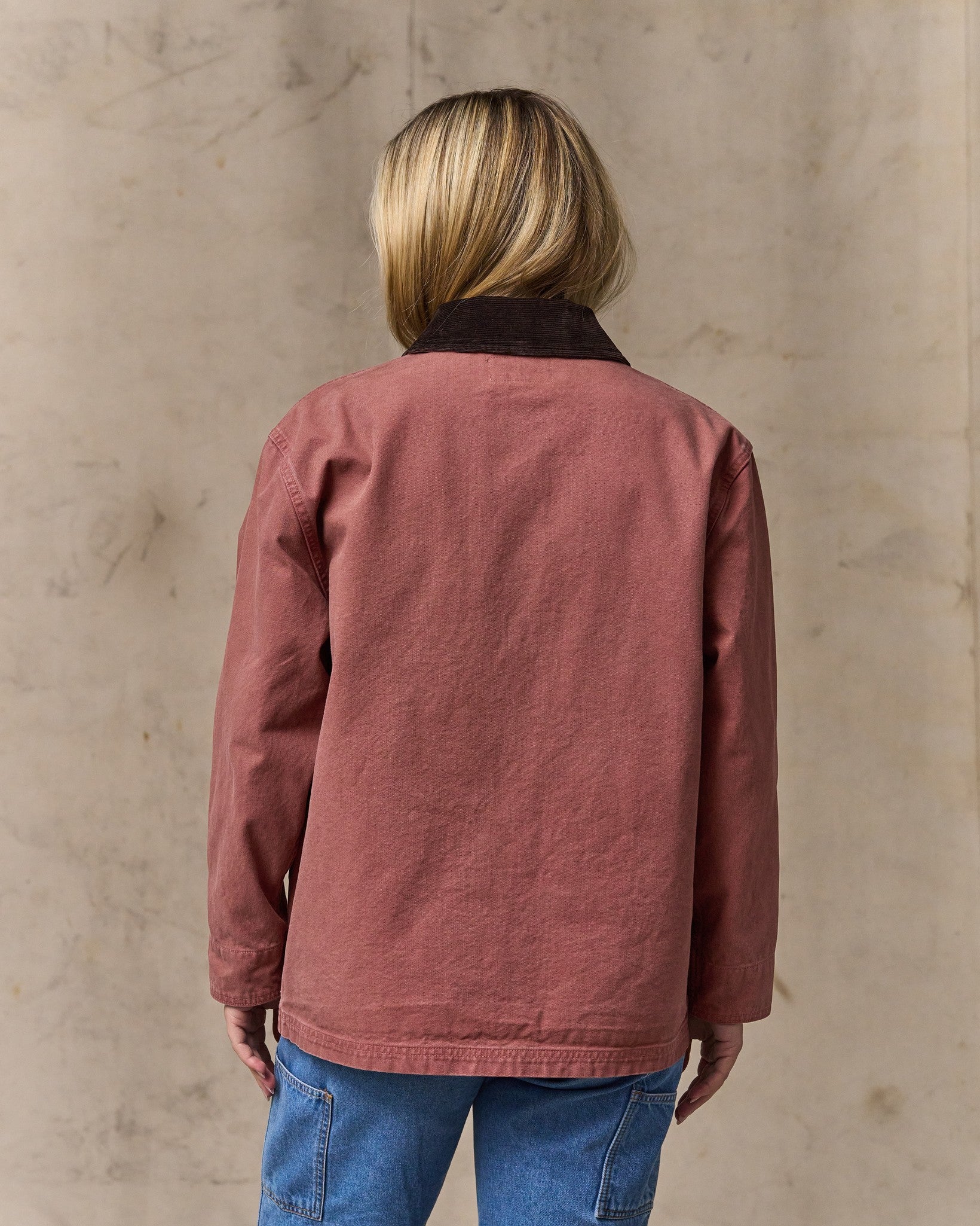 Alternative view of Women's Canvas Barn Coat - Mahogany