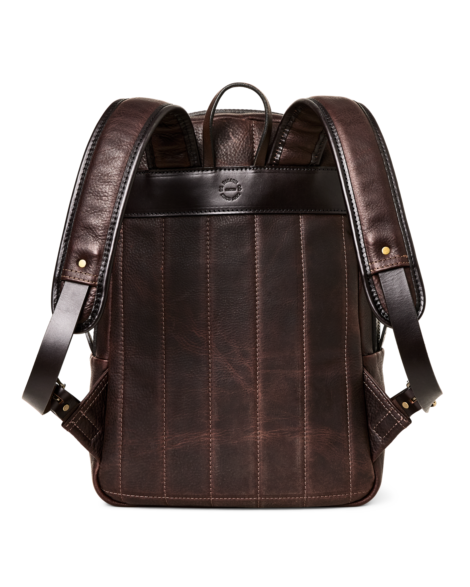 Alternative view of Heritage Leather Journeyman Backpack - Ballard Brown