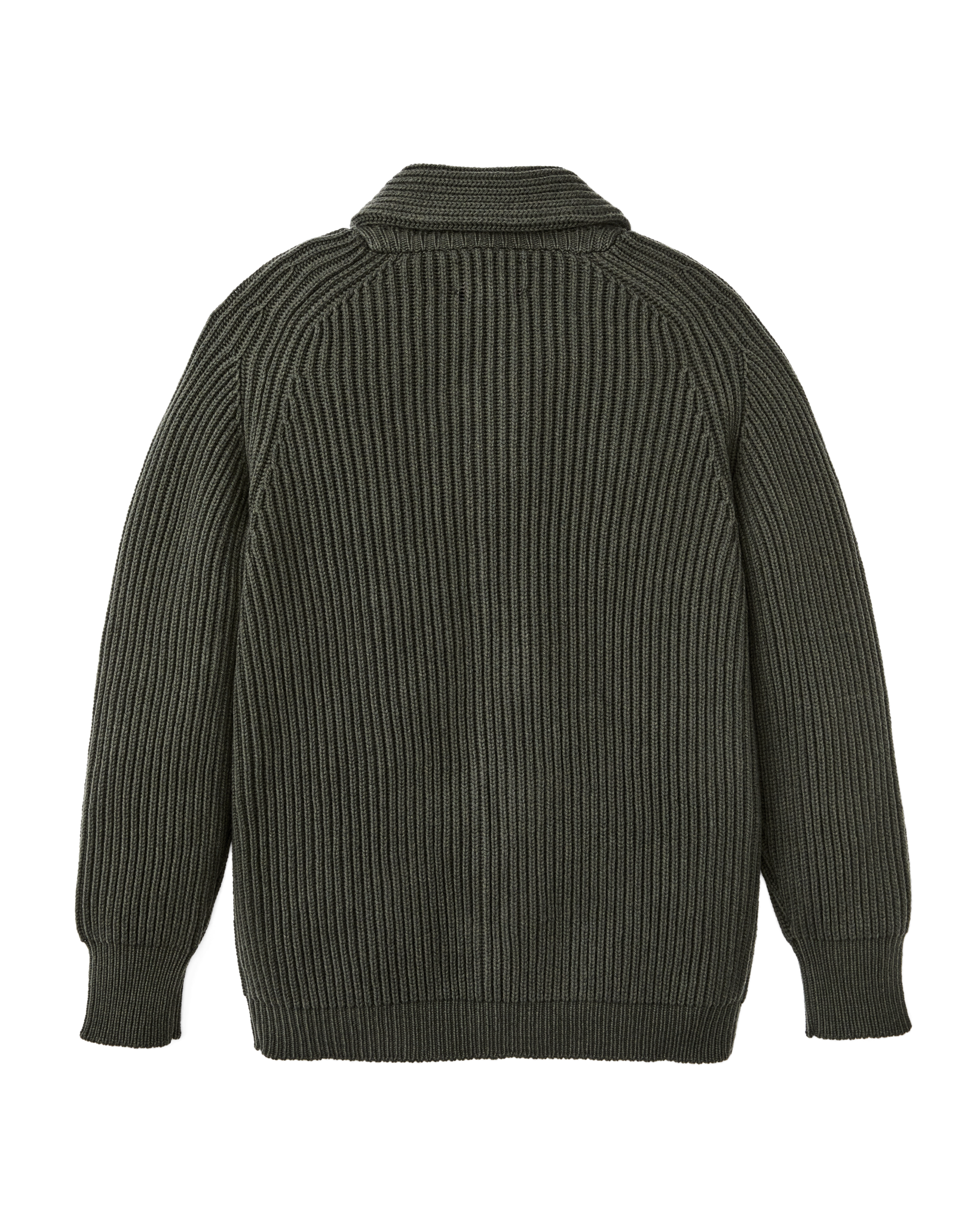 Alternative view of Bristol Cardigan Sweater - Forest Green Heather