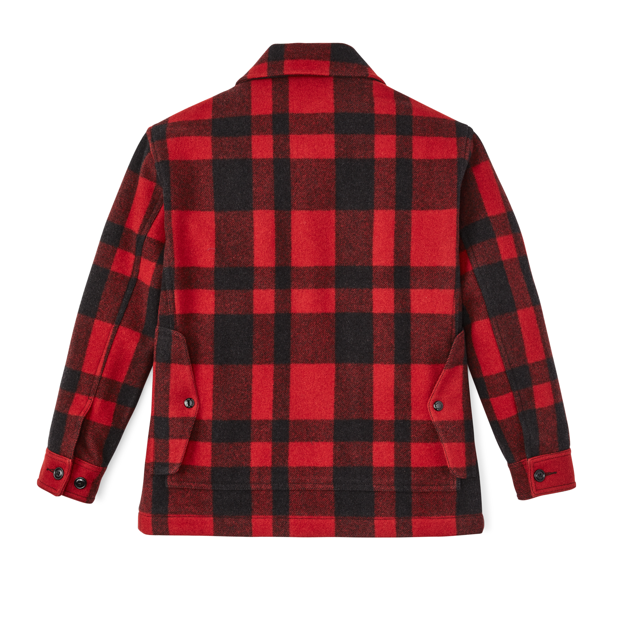 Alternative view of Women's Mackinaw Wool Cruiser Jacket - Red / Black Plaid