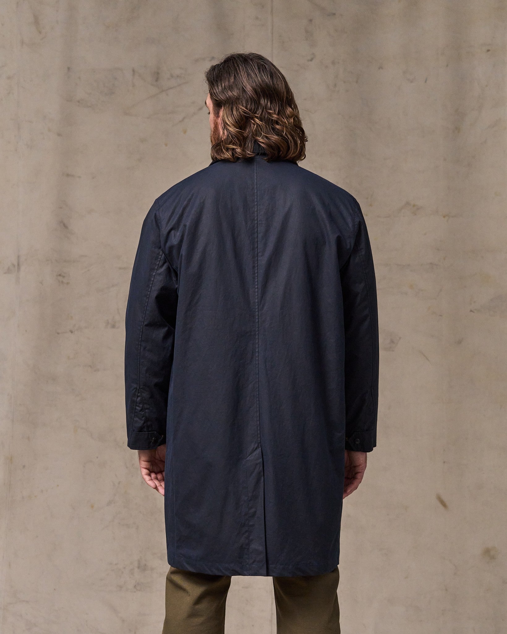 Alternative view of Cover Cloth Trench Coat - Harbor Blue