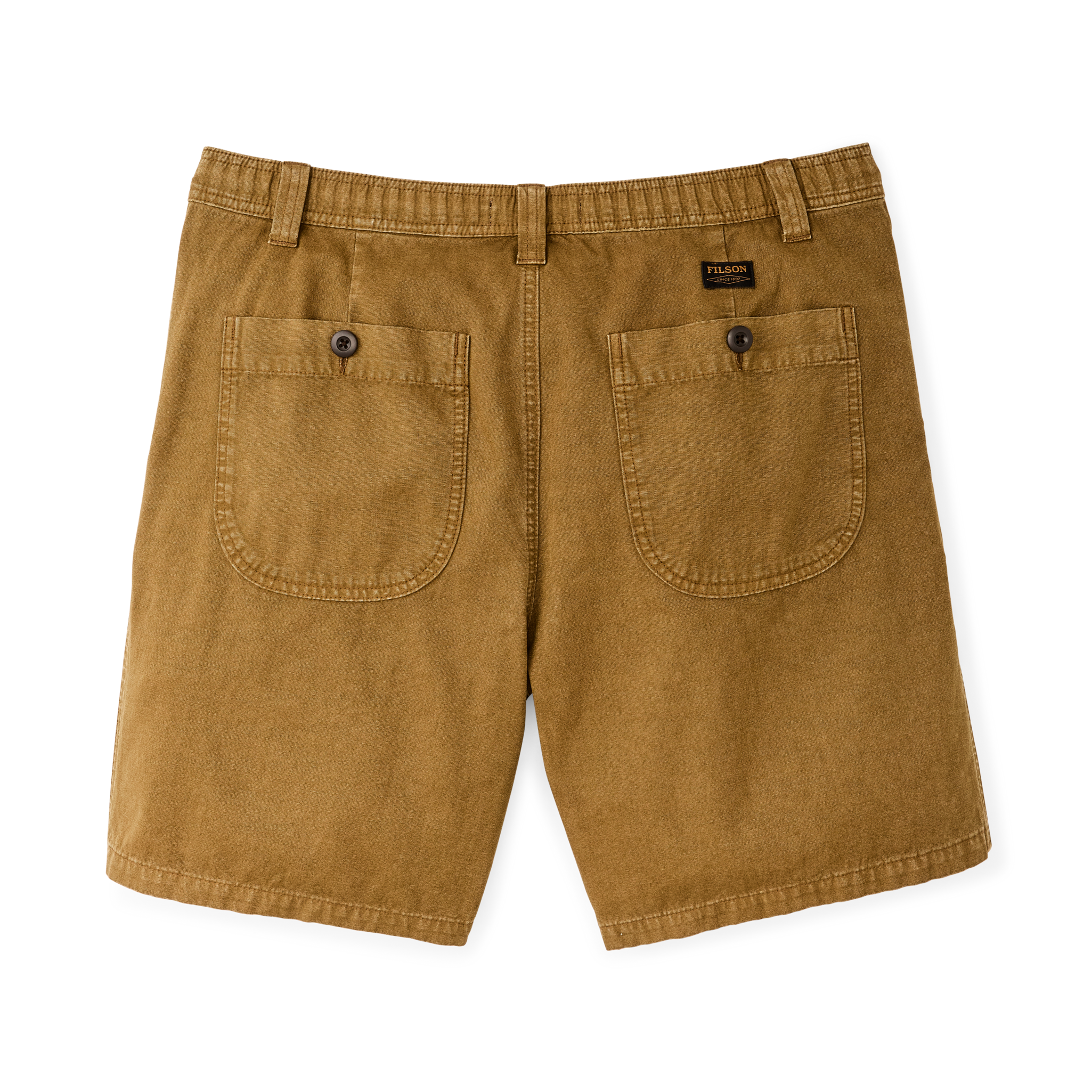 Alternative view of Oakville Canvas Shorts - Bronze Brown