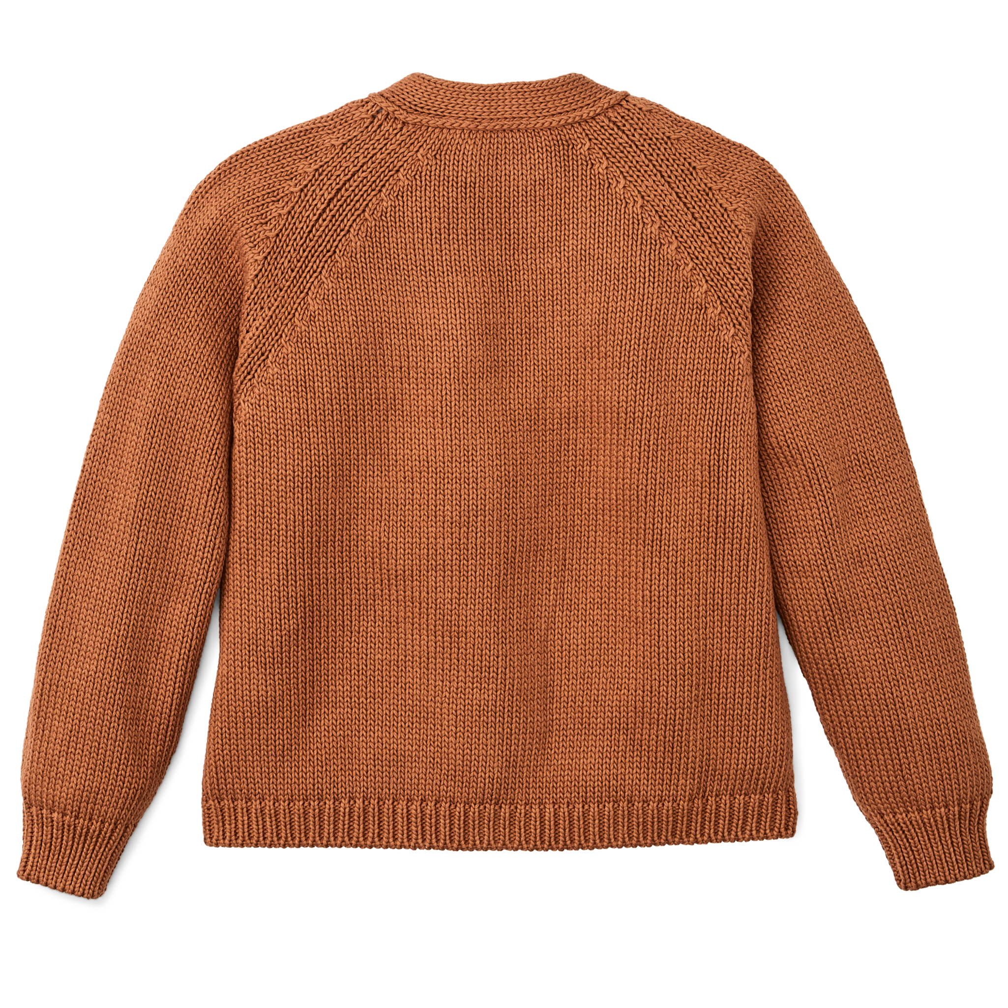 Alternative view of Women's Rustic Cotton Cardigan - Chestnut
