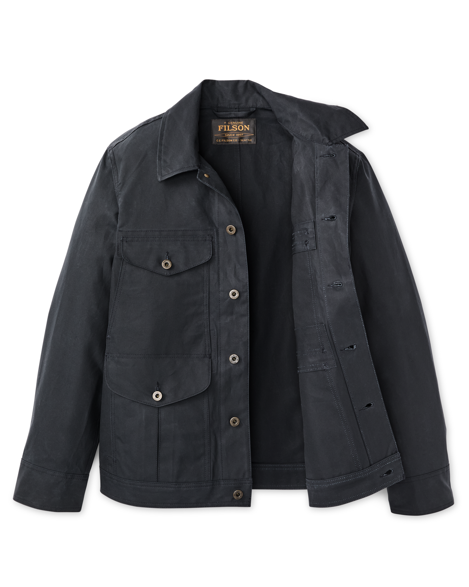 Alternative view of Dry Wax Journeyman Jacket - Navy