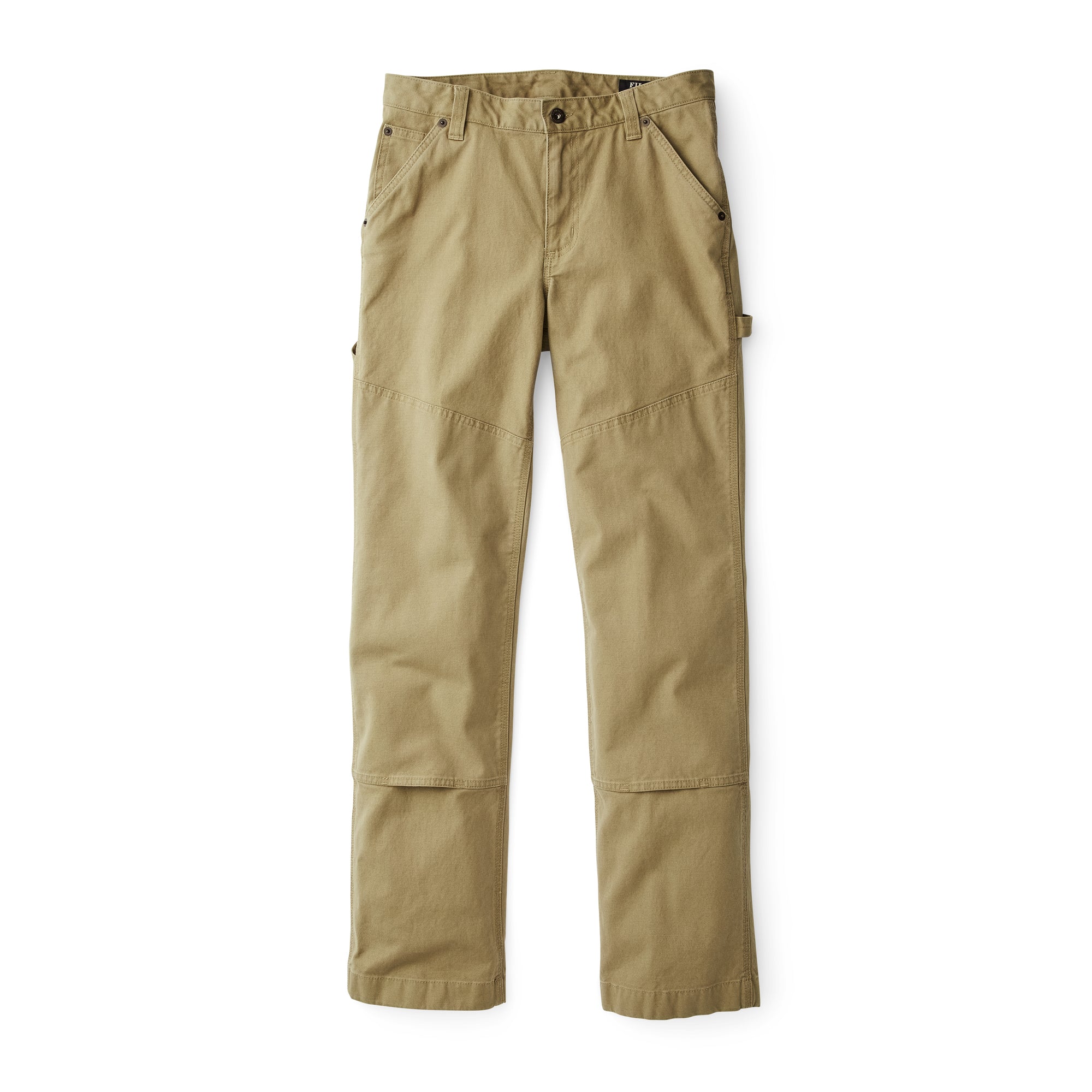 Women's Canvas Straight-leg Pants - Faded Olive
