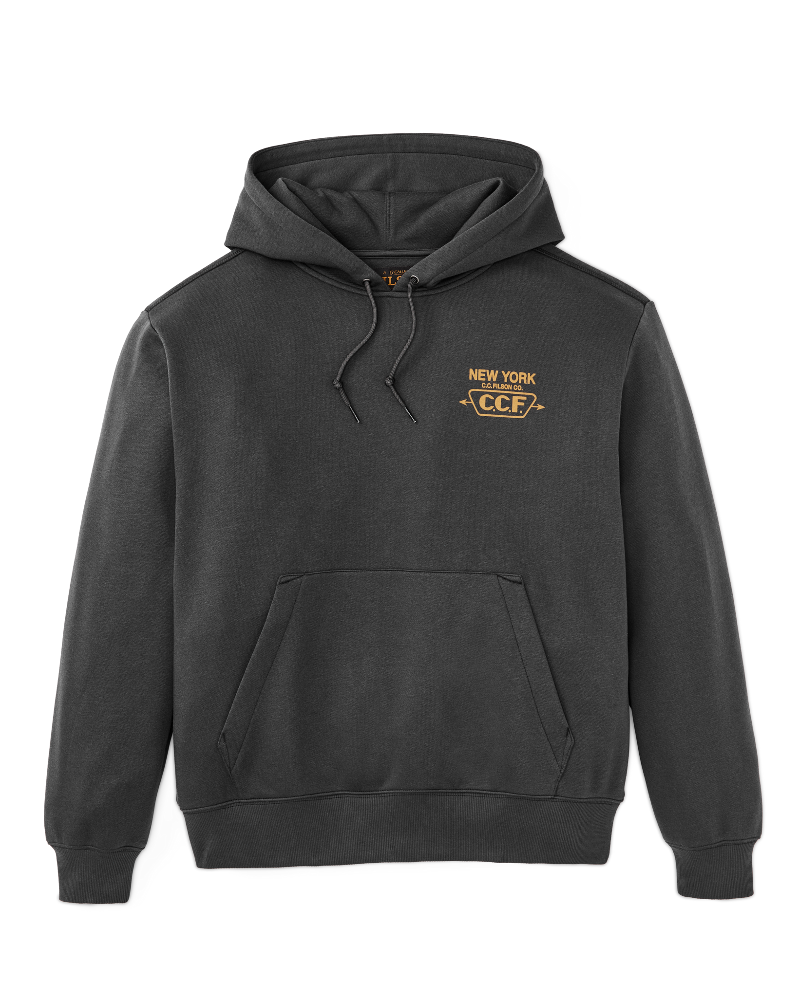 Alternative view of NYC Graphic Hoodie - Faded Black