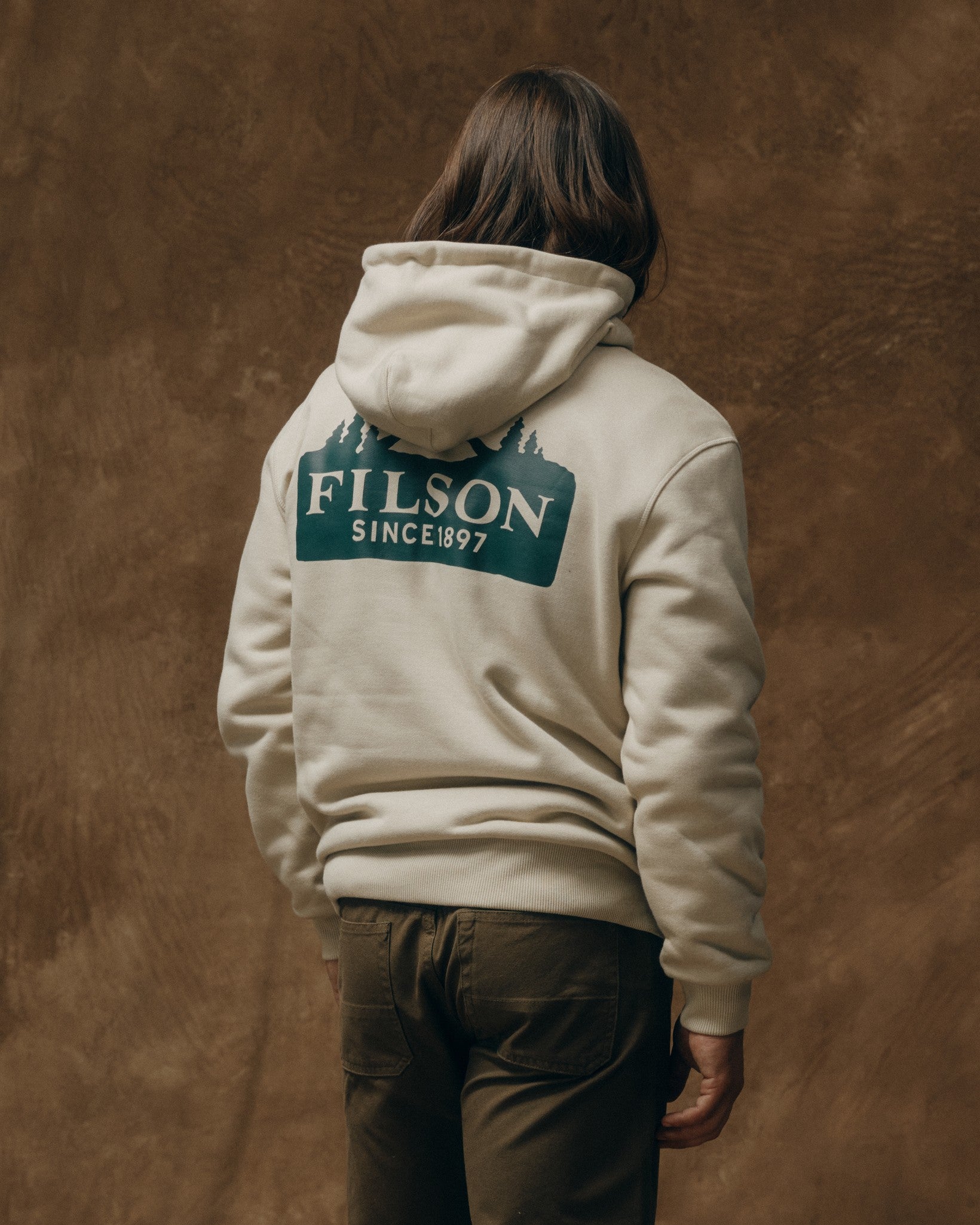 Alternative view of Prospector Graphic Hoodie - Cliff Gray / Scenic