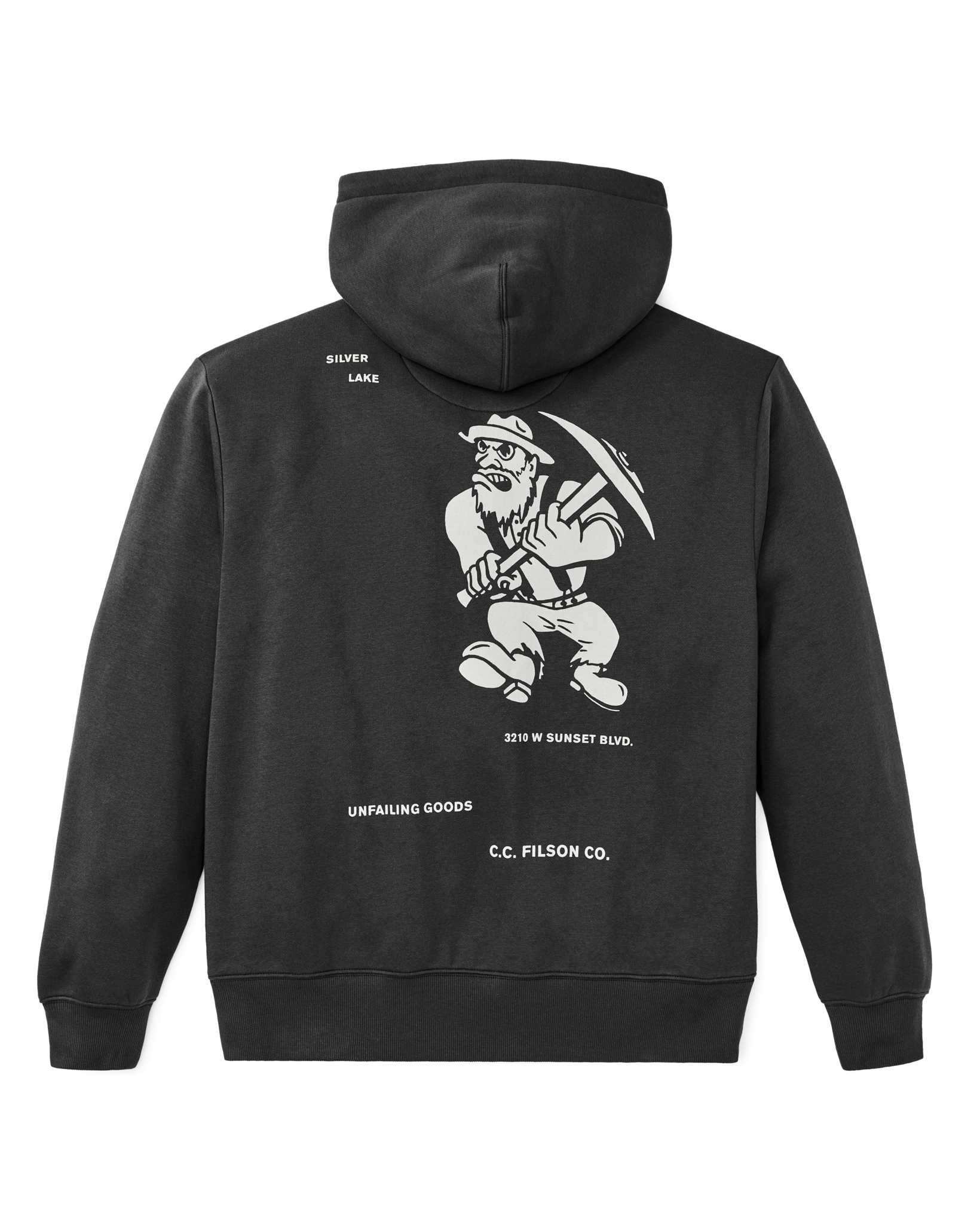Silver Lake Graphic Hoodie - Faded Black