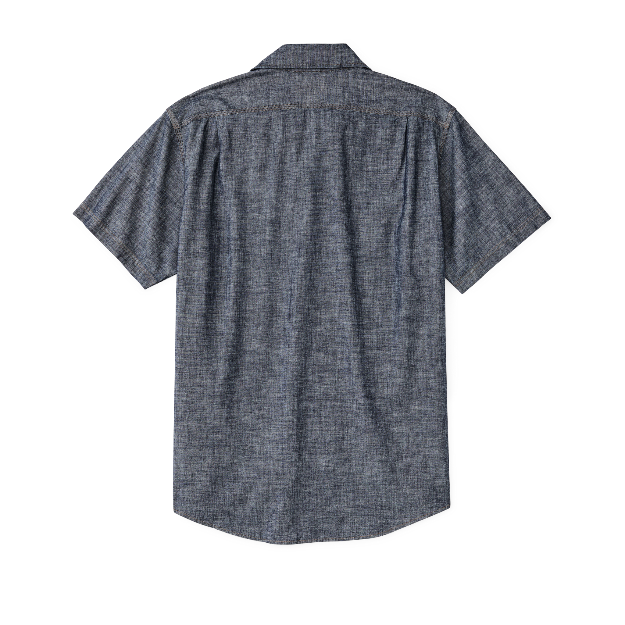 Alternative view of Short Sleeve Chambray Shirt  - Rinse Indigo