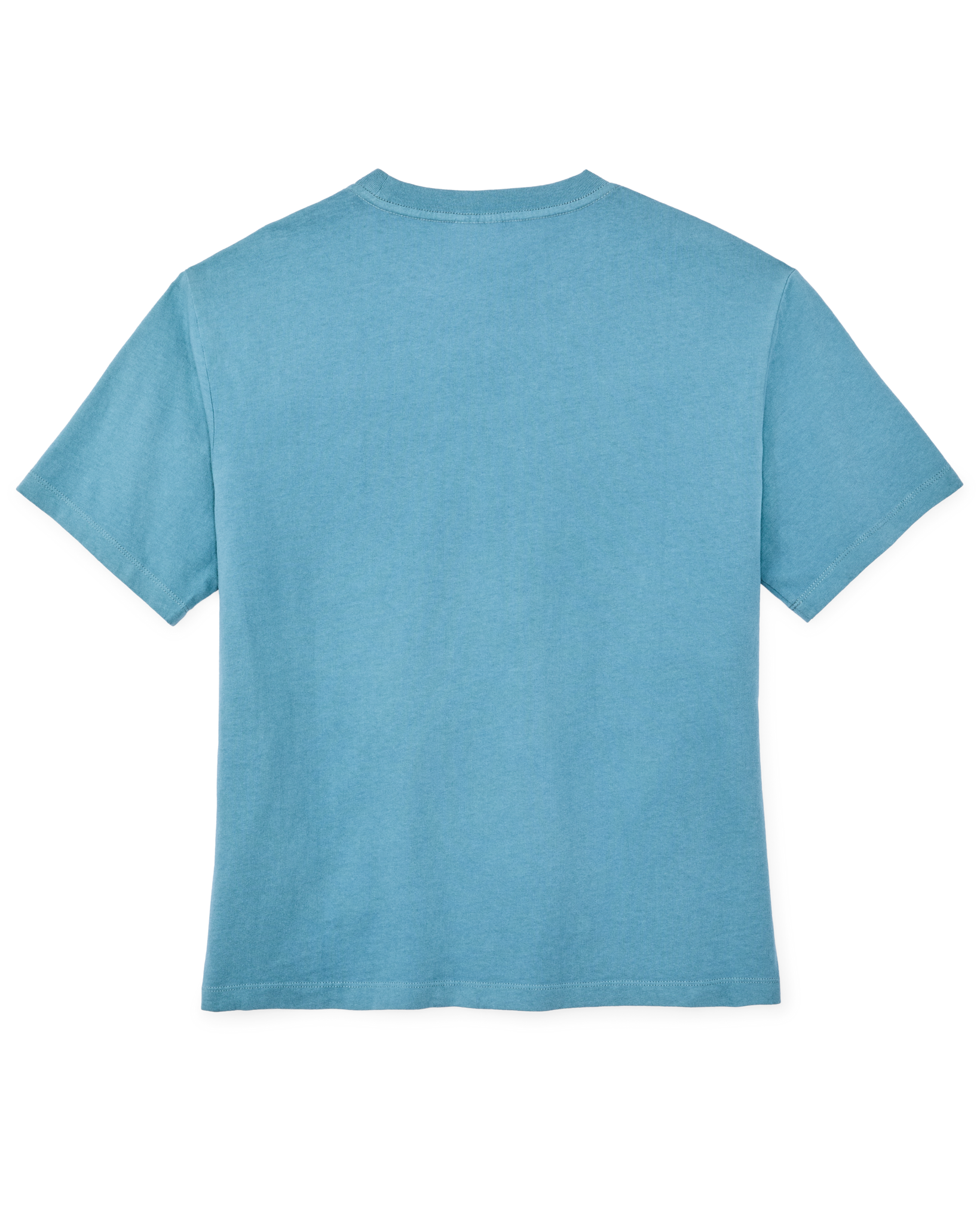 Alternative view of Women's Short Sleeve Pocket Tee - Storm Blue