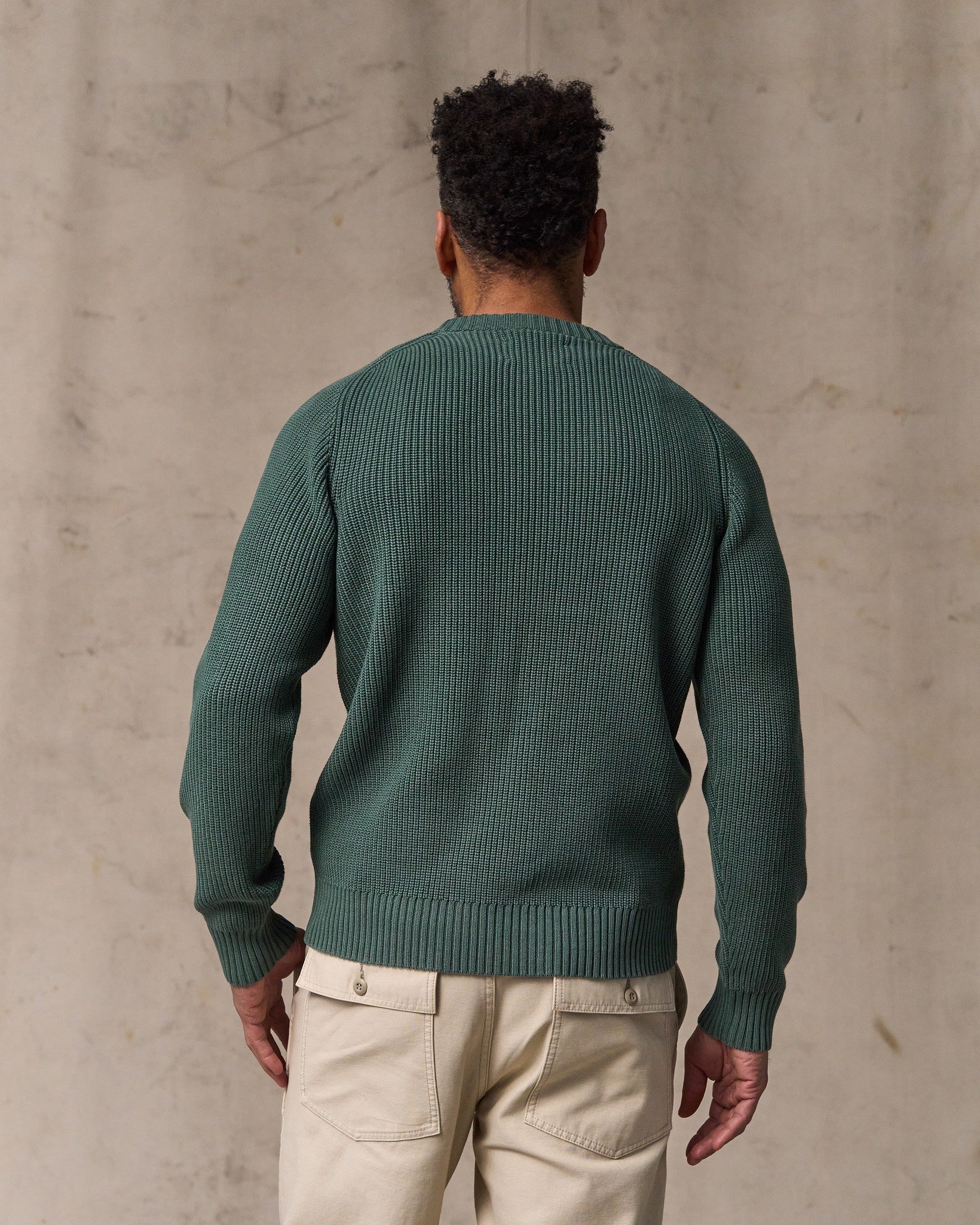 Alternative view of Vintage Cotton Crewneck Sweater - Juniper