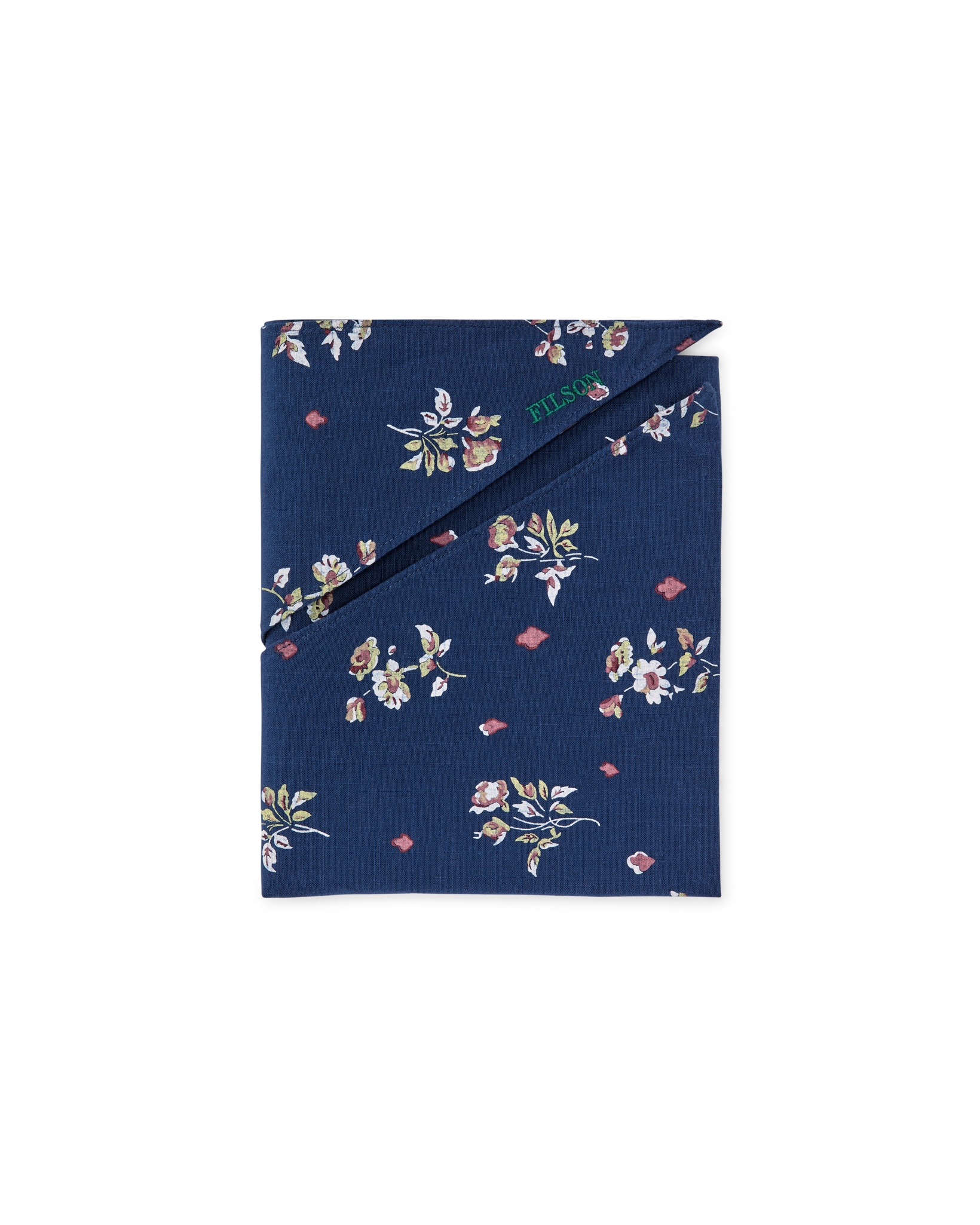 Alternative view of Triangular Bandana - Blue / Floral