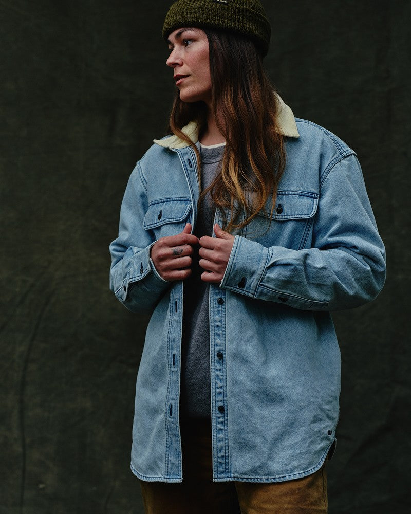 Alternative view of Women's Denim Work Shirt - Light Indigo