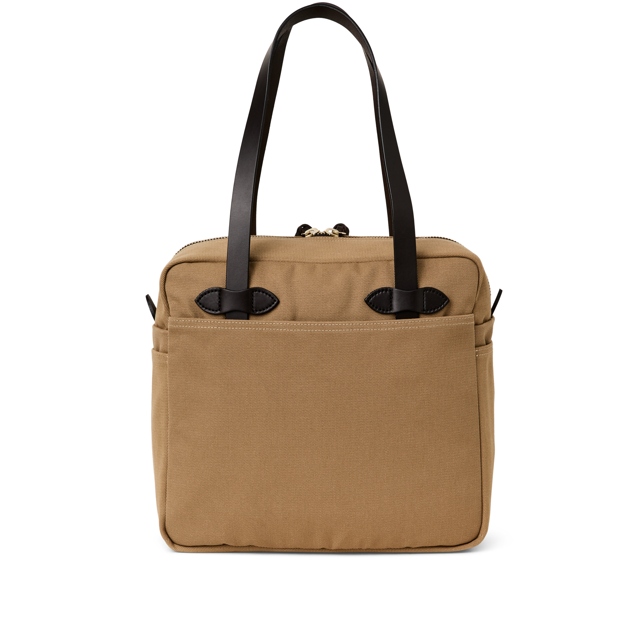 Alternative view of Rugged Twill Zipper Tote Bag - Tan