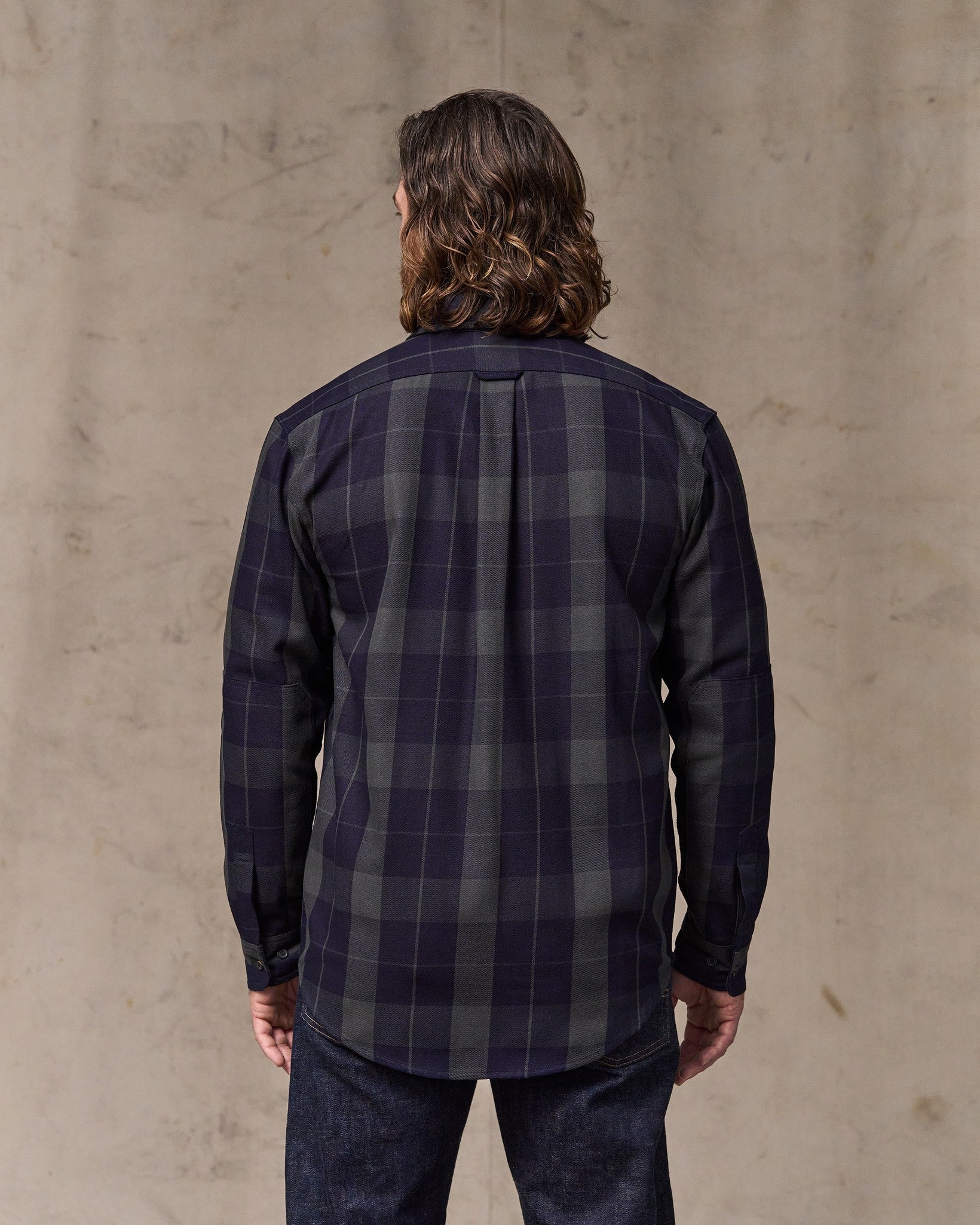 Alternative view of Vintage Wash Alaskan Guide Shirt - Indigo / Faded Black